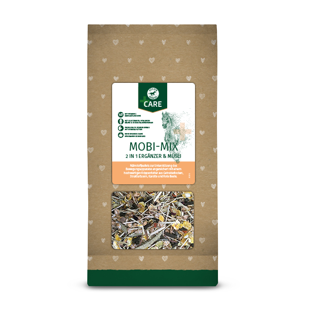 ATCOM CARE Mobi-Mix, Müsli mit Nährstoffpellets zur Unterstützung des Bewegungsapparates, 1 kg
